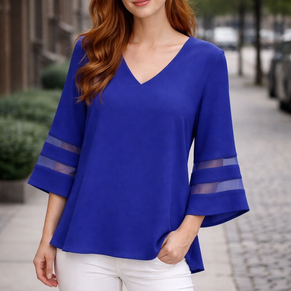 NWOT Royal Blue Blouse